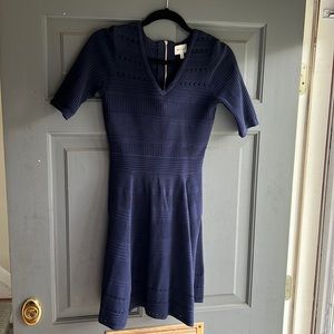 Worn twice, navy blue, new condition